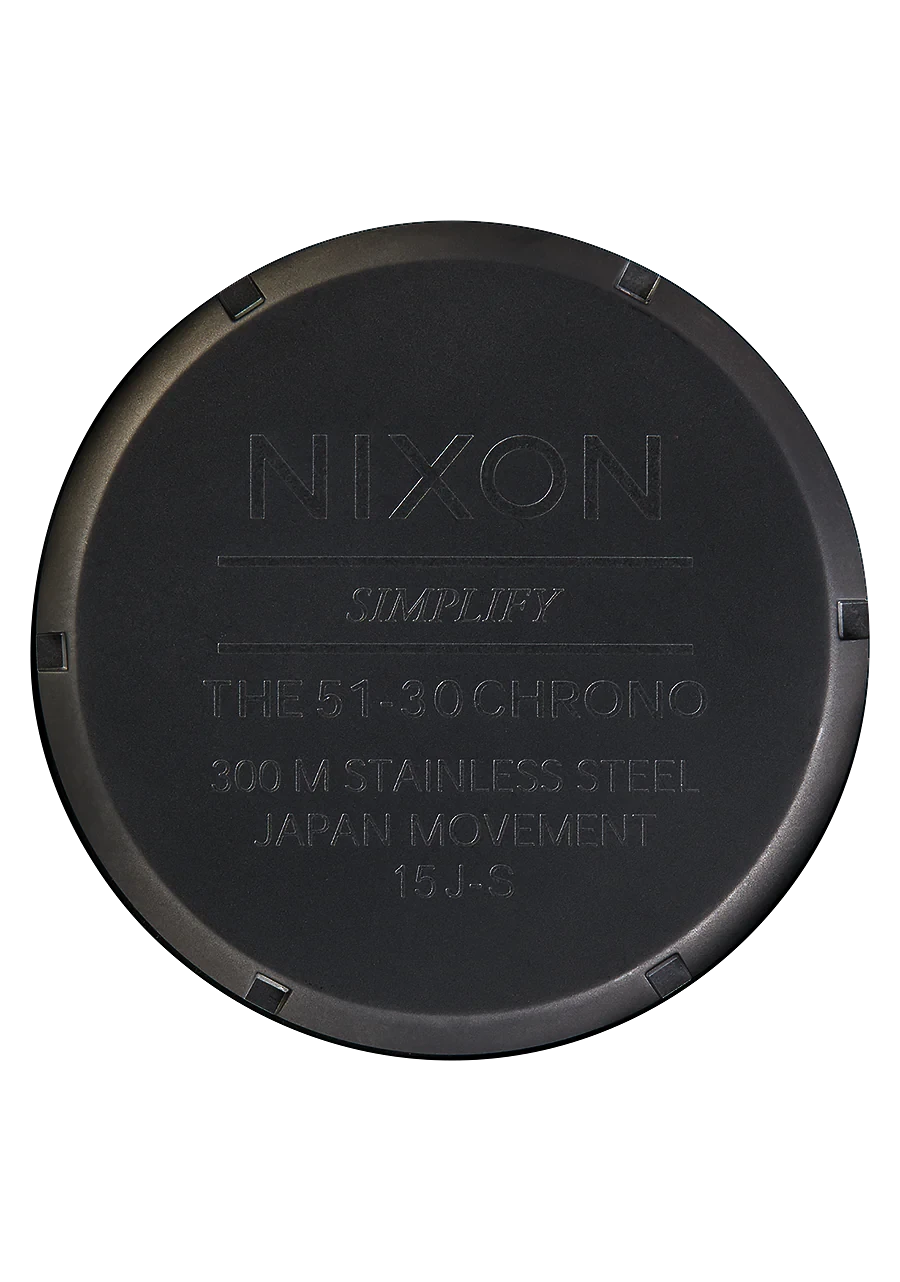 Nixon - 51-30 Chrono Watch Matte Black/Gold.
