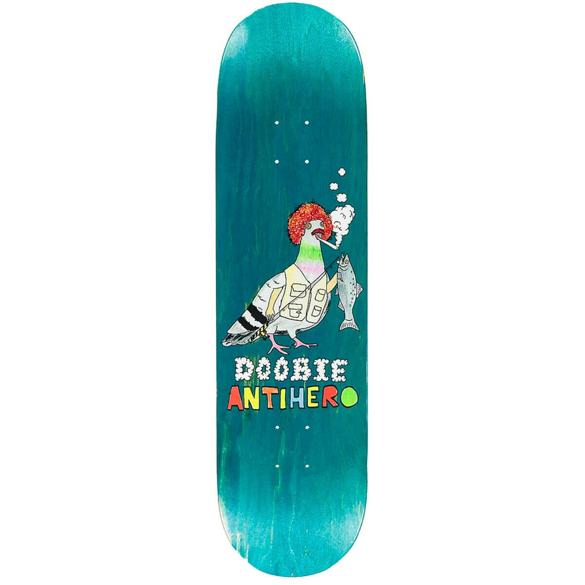 Anti Hero - Victor 'Doobie' Pellegrin Pigeon Vision 8.25 Skateboard Deck.