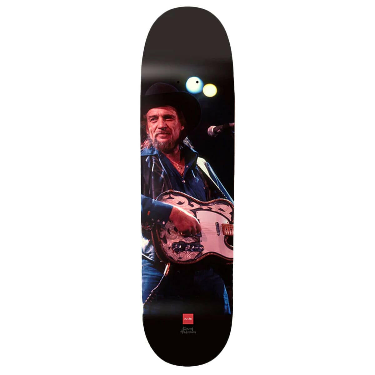 Chocolate - Kenny Anderson Waylon Jennings Skidul 8.5 Skateboard Deck.
