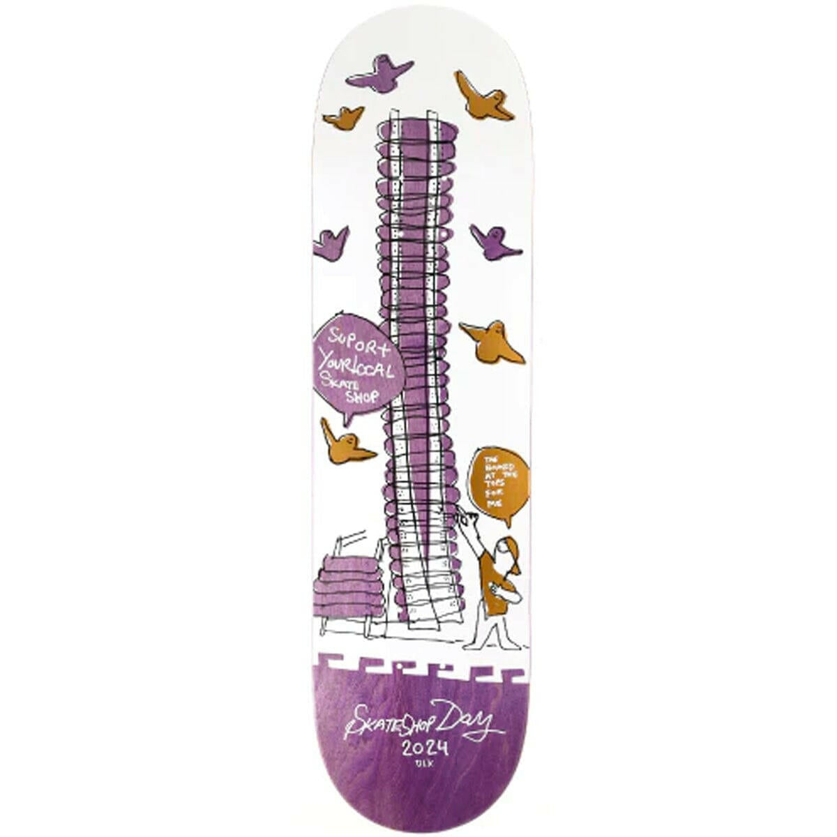 DLX - Shop Keeper SSD 2024 8.5 Skateboard Deck.