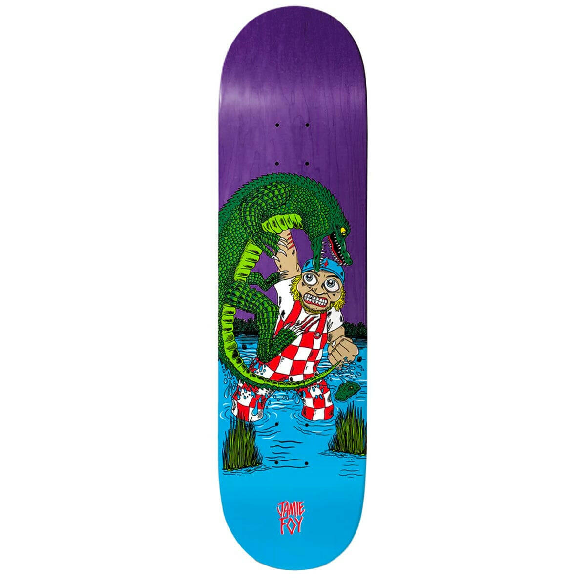 Deathwish - Jamie Foy Gator Attack 8.25 Skateboard Deck.