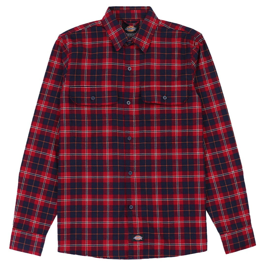 Dickies - Houston Flannel Shirt Red Plaid.