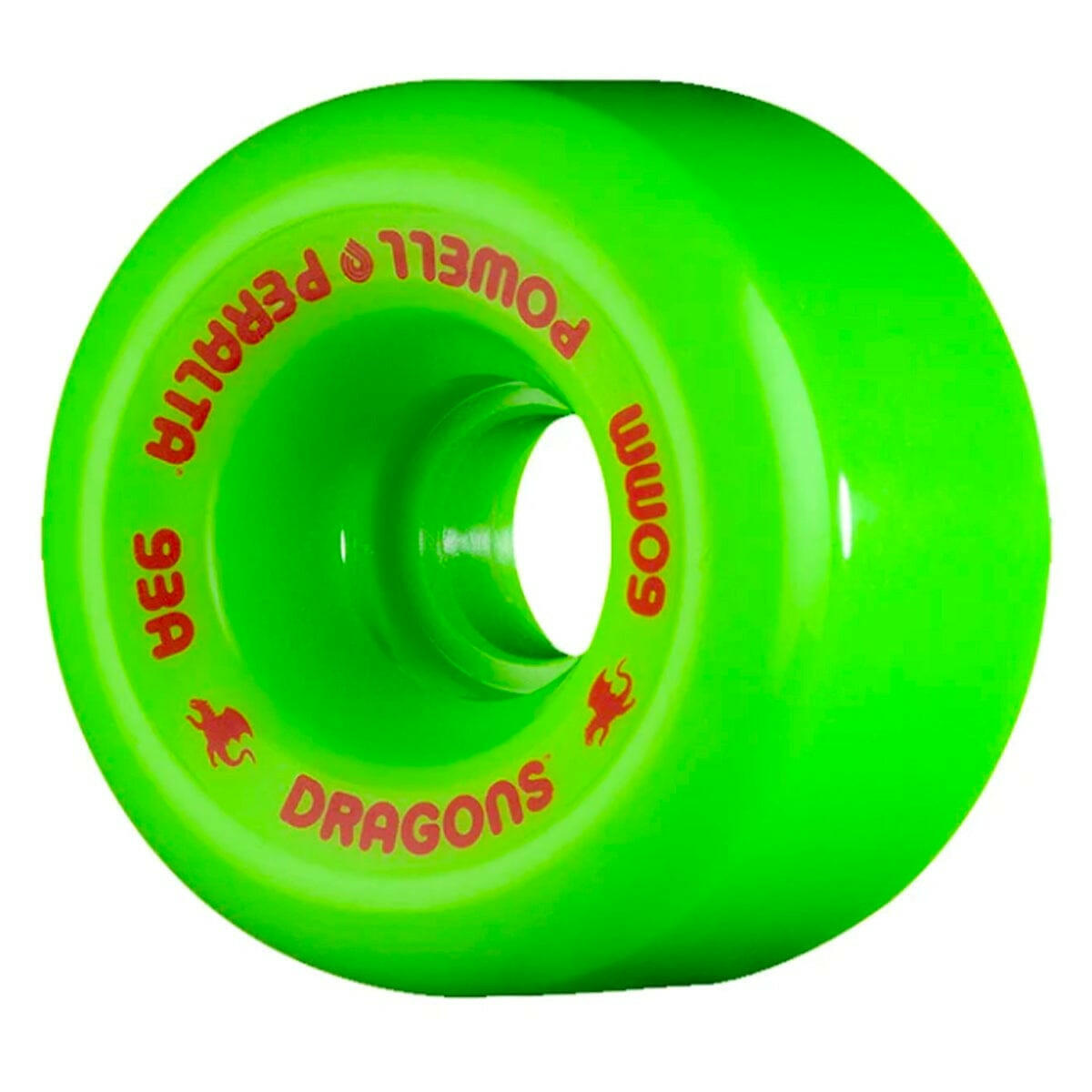 Powell Peralta - Dragon Formula Green 60MM x 39MM 93A Skateboard Wheels.