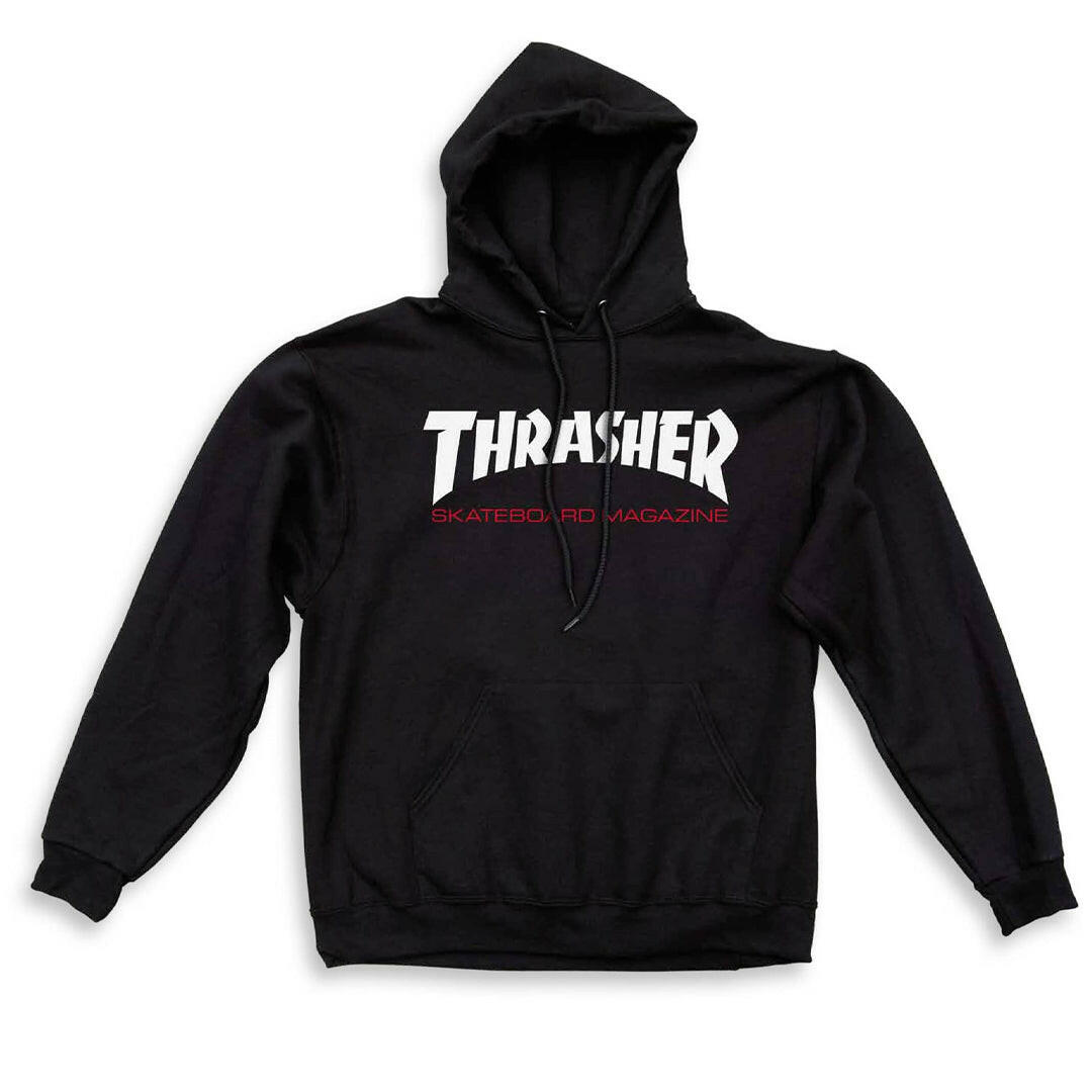 Thrasher - Two Tone Skate Mag Hoodie Black.