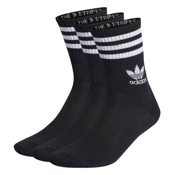 Adidas - 3 Stripes 3 Pack Socks Black.