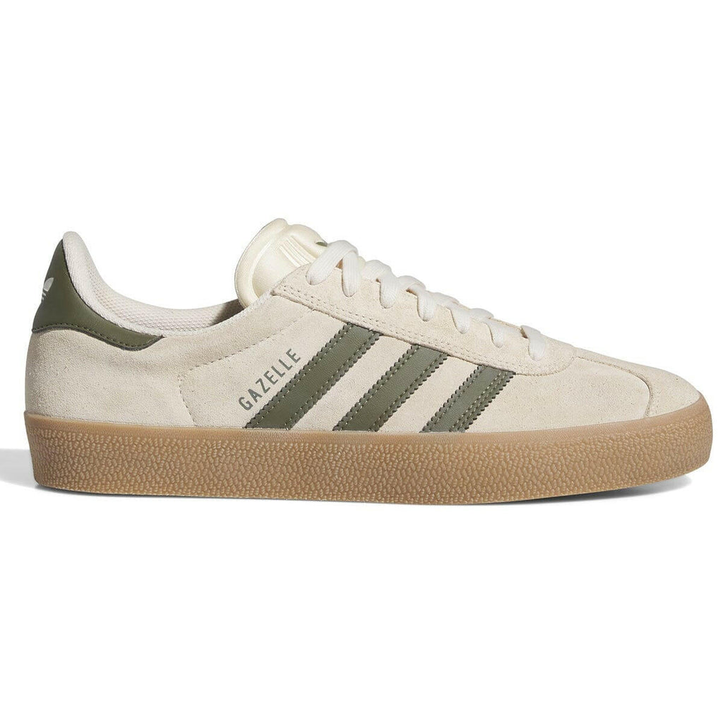 adidas gazelle silver green womens Adidas Gazelle Adv Shoes Beige/Green/Gum
