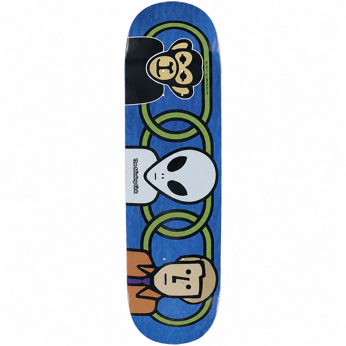 Alien Workshop Missing Link Blue 8.5 Skateboard Deck