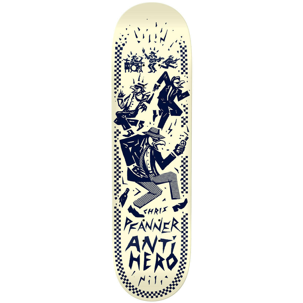 Anti Hero Chris Pfanner Ruder Bwoys 8.25 Skateboard Deck – OCD