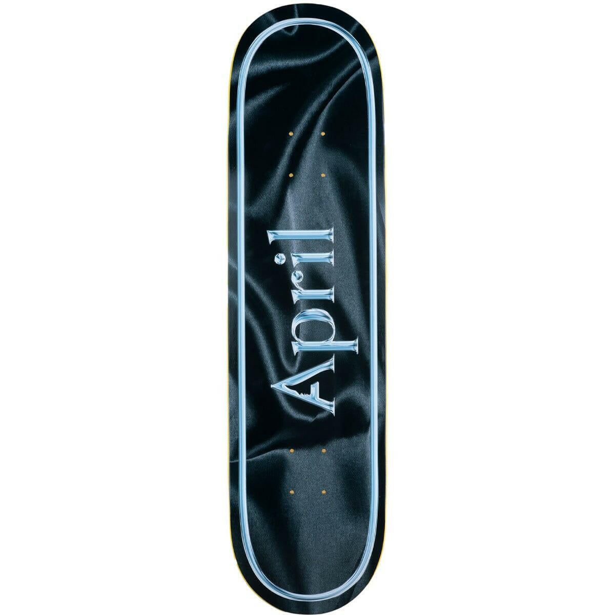 April - Black Silk OG Logo 8.25 Skateboard Deck.