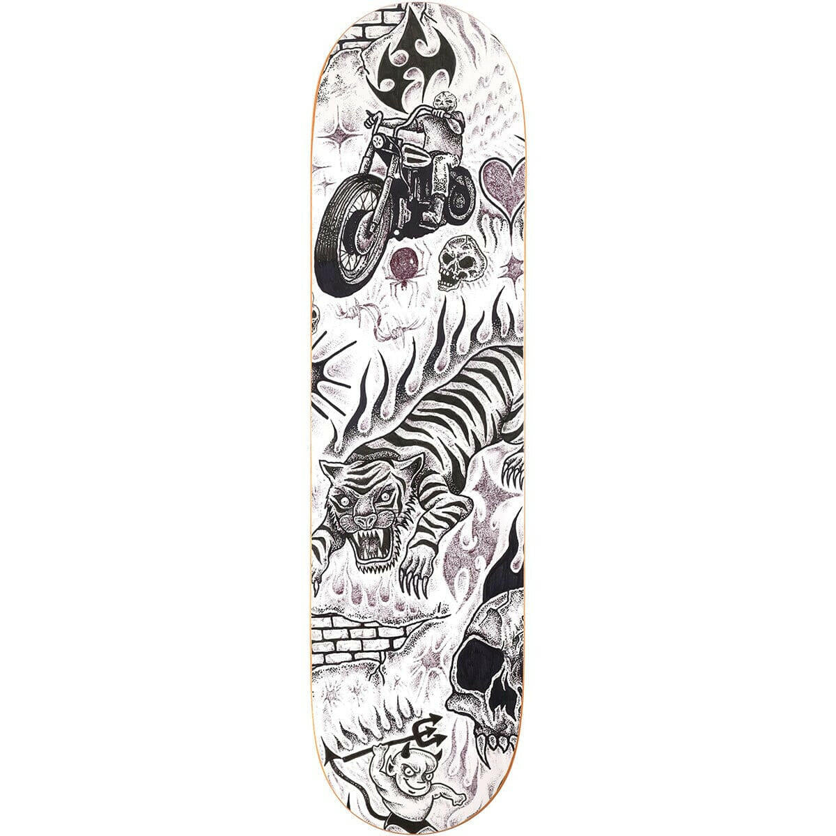 Baker - Figgy Tryptic 8.125 Skateboard Deck.