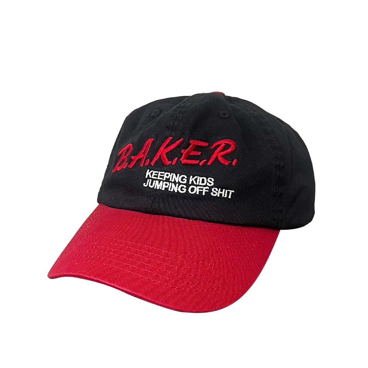 Baker Narc Dad Cap Black/Red