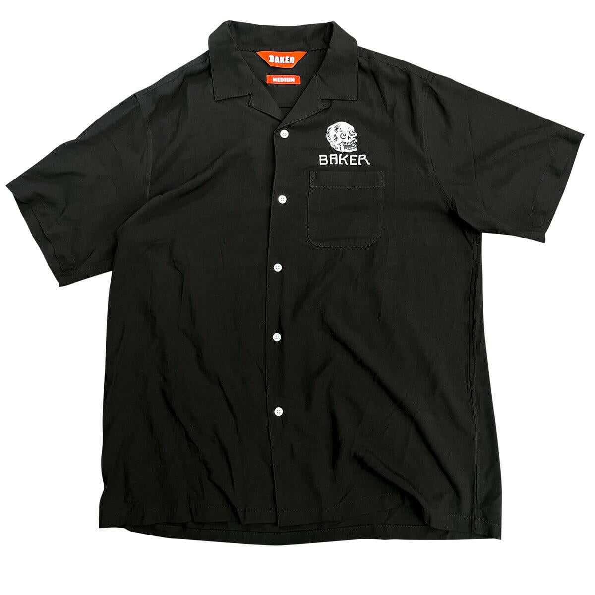 Baker - Skulls Shirt Black.