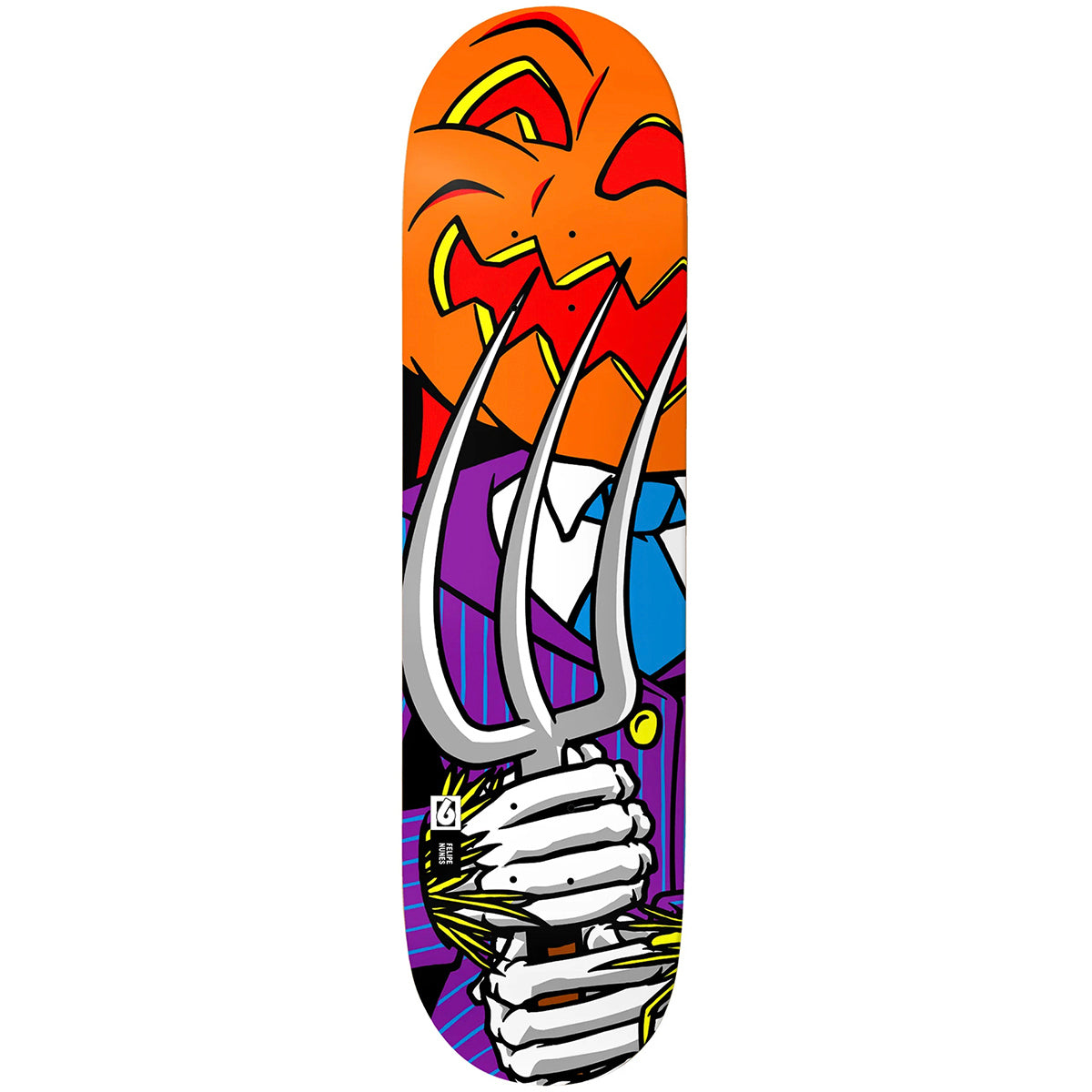 Birdhouse Felipe Nunes Pumpkin XL 8.25 Skateboard Deck