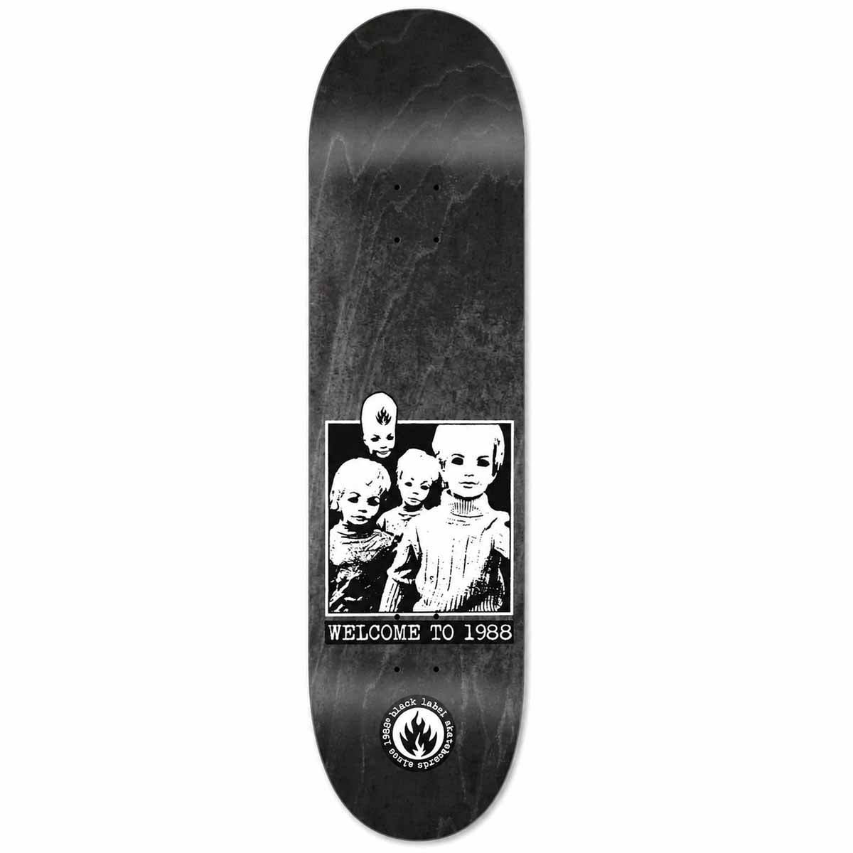 Black Label Welcome to 1988 Black Skateboard Deck