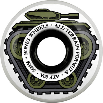 Bones - All Tank 56MM 80A ATF Skateboard Wheels.