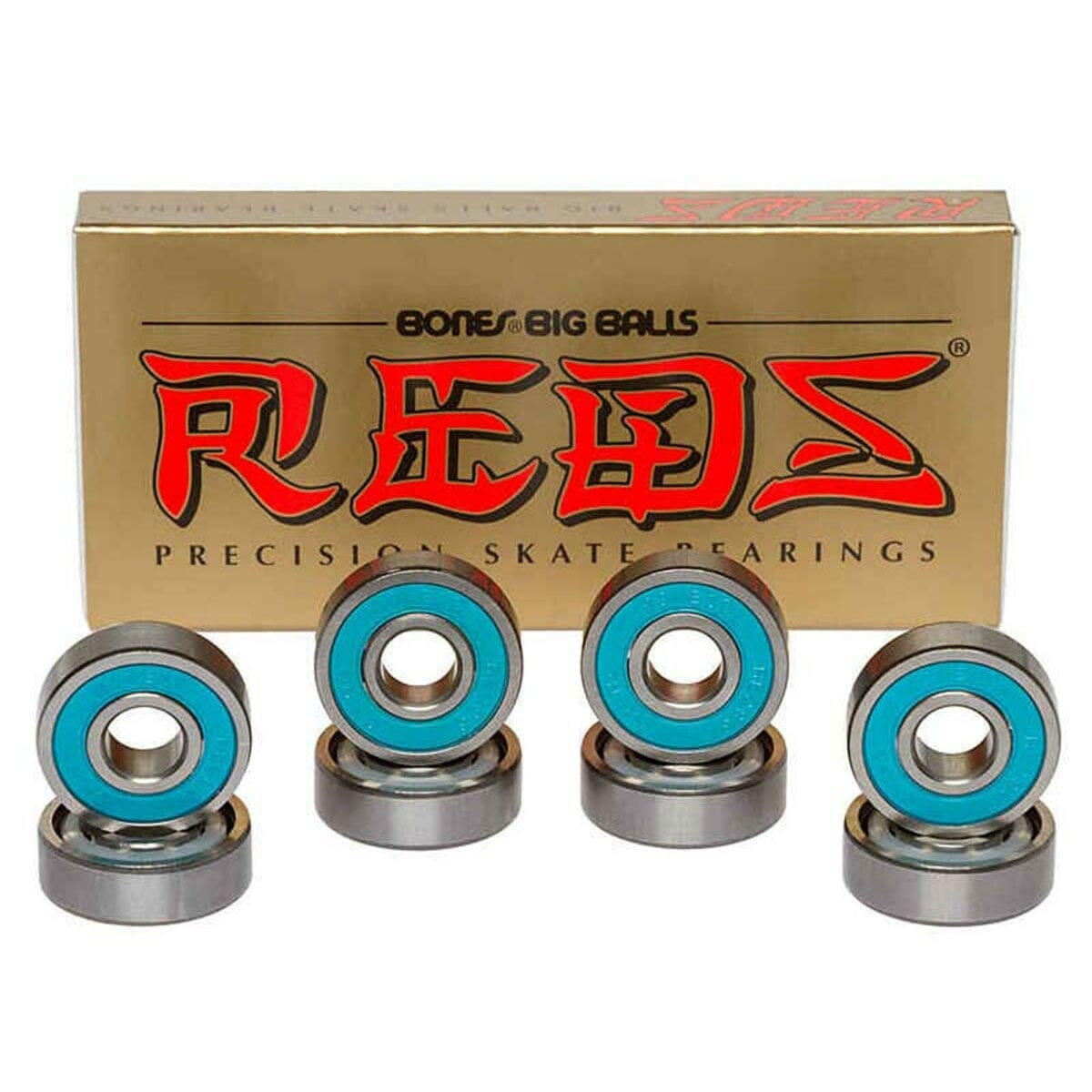 Bones - Big Balls Reds Skateboard Bearings.