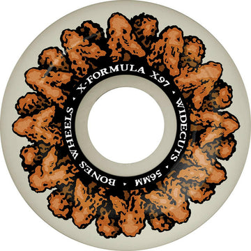 Bones - XF Wingin It 56MM 97A V6 Widecut Skateboard Wheels.