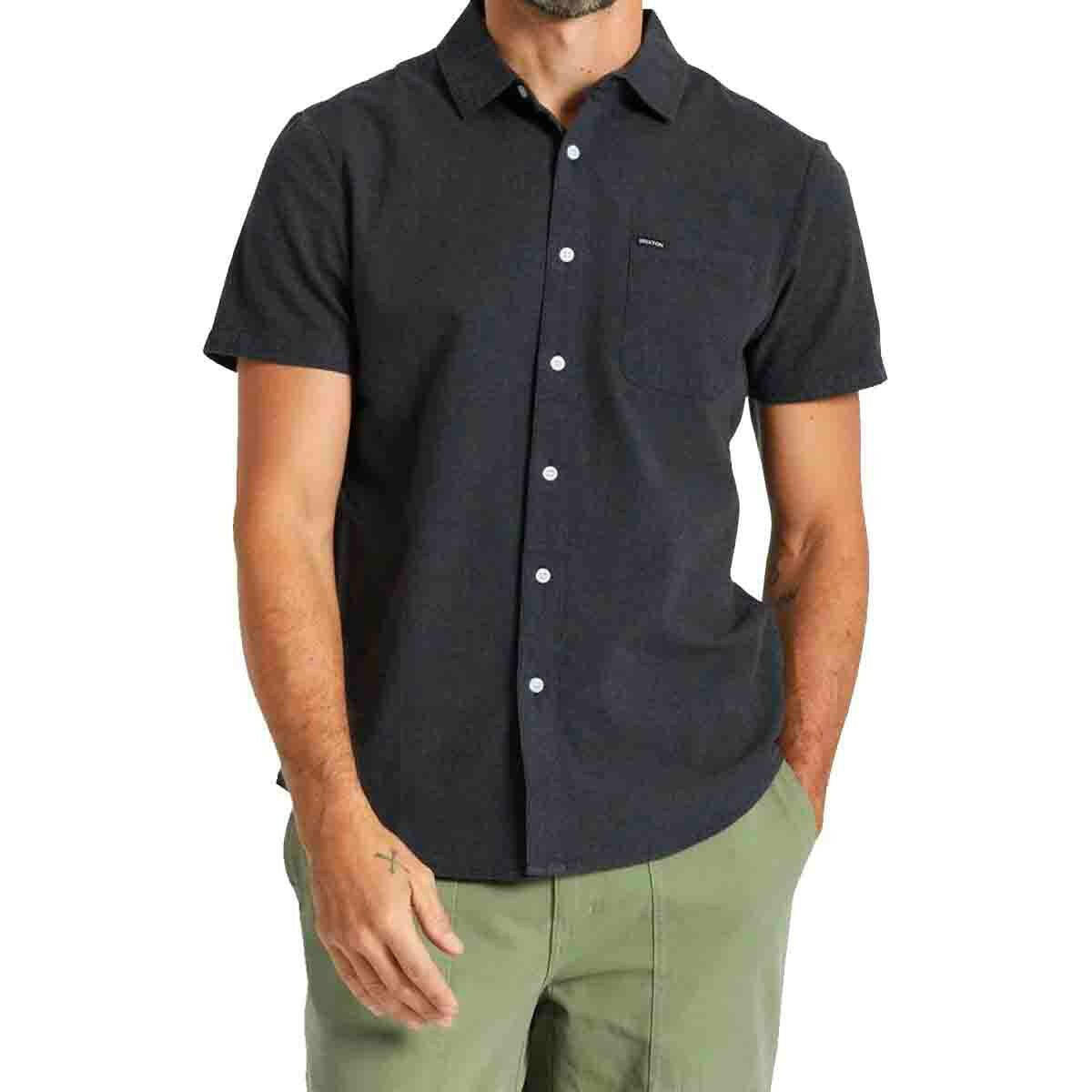 Brixton - Charter Textured Weave Shirt Black.