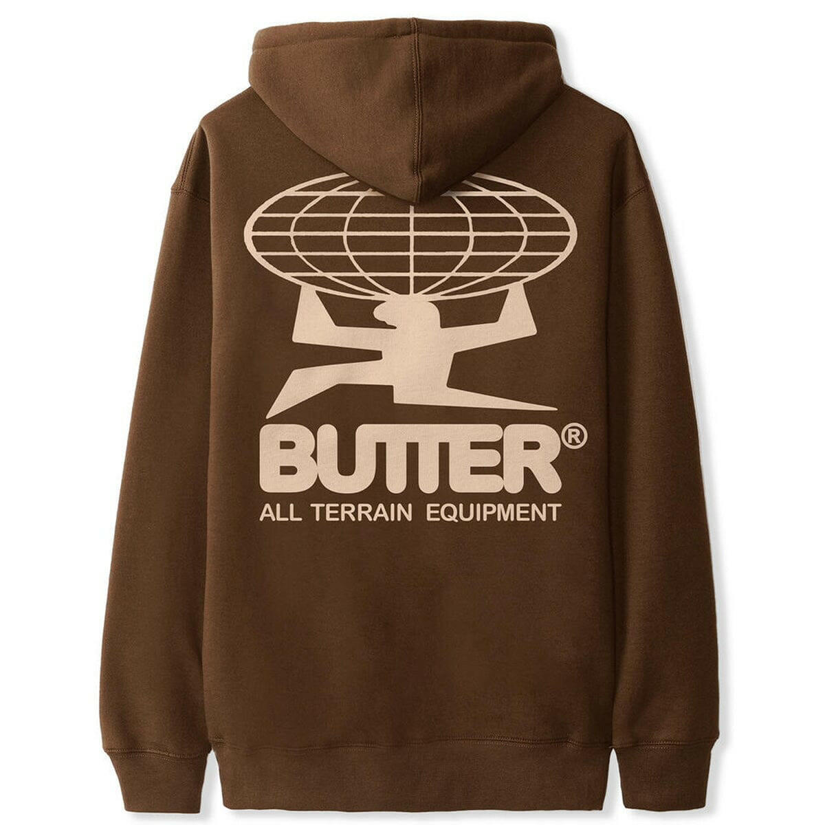 Butter Goods - All Terrain Hoodie Chocolate.