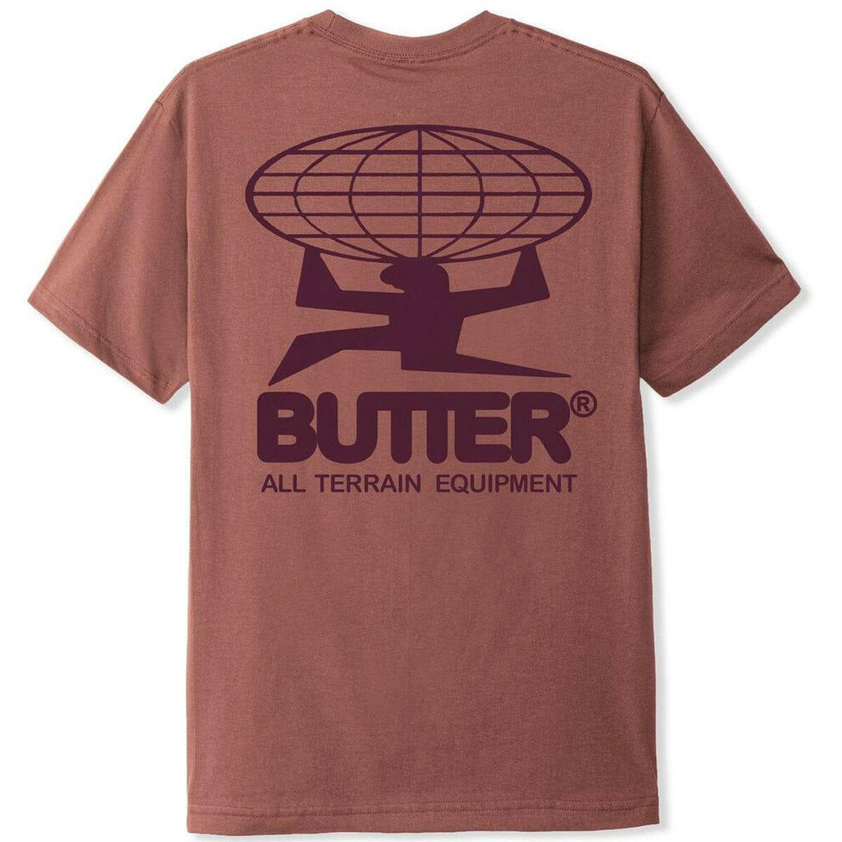 Butter Goods - All Terrain Tee Washed Wood.