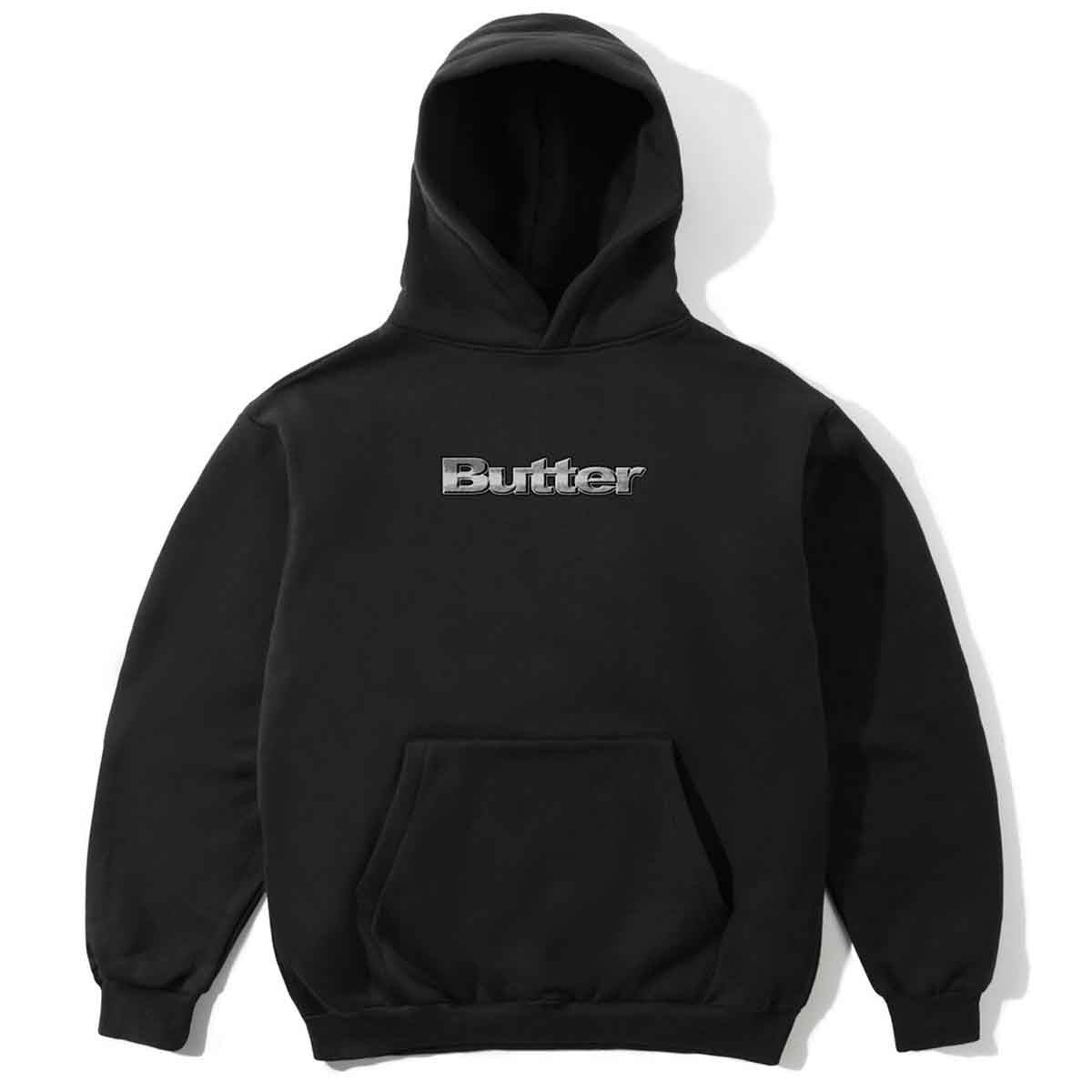 Butter Goods Alloy Logo Hoodie Black