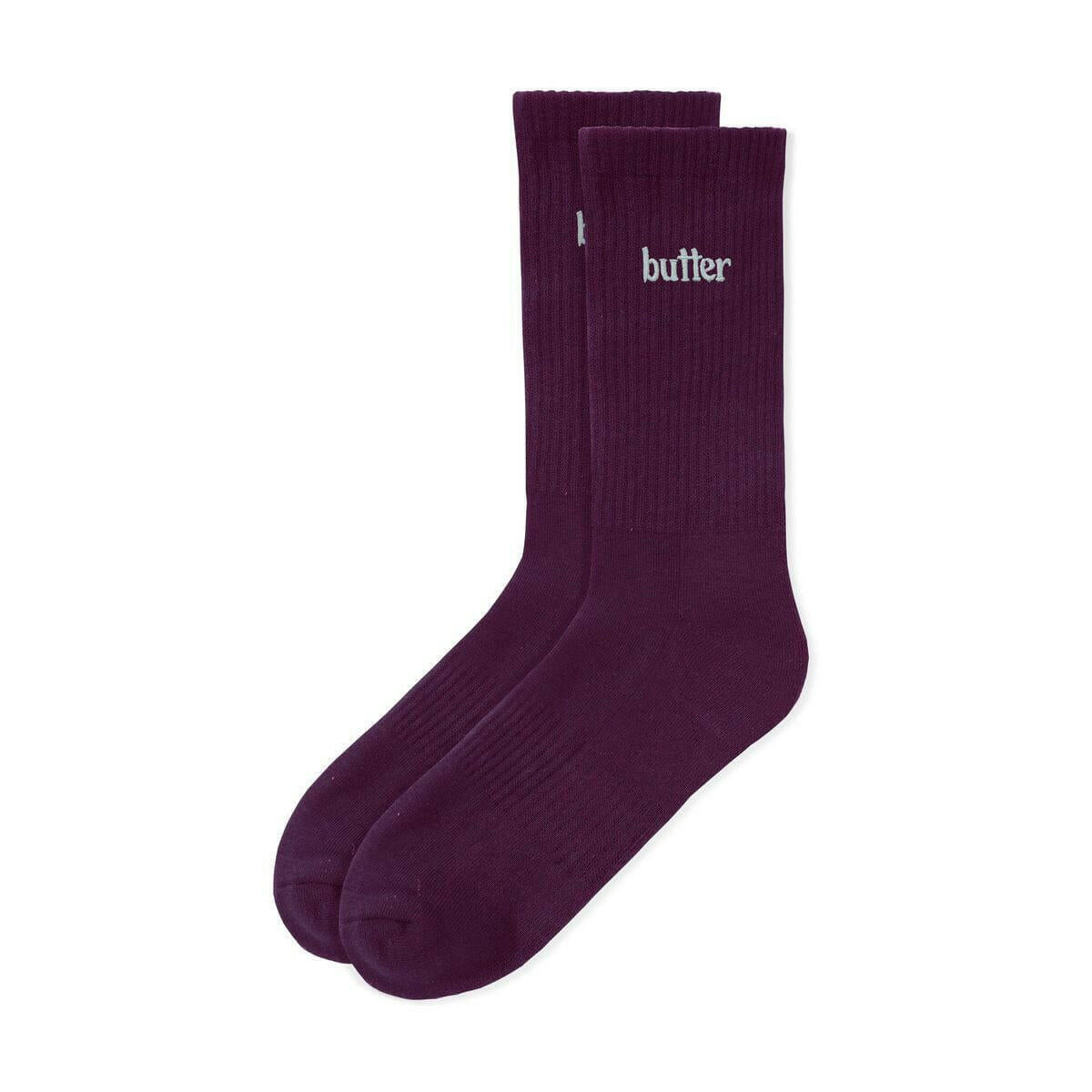 Butter Goods - Basic Socks Plum.