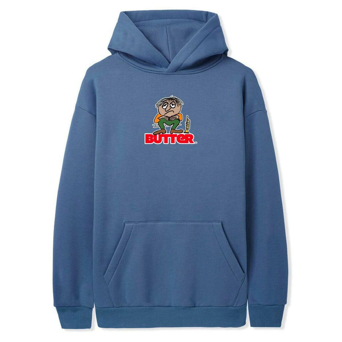 Butter Goods - Blues Logo Hoodie Denim.