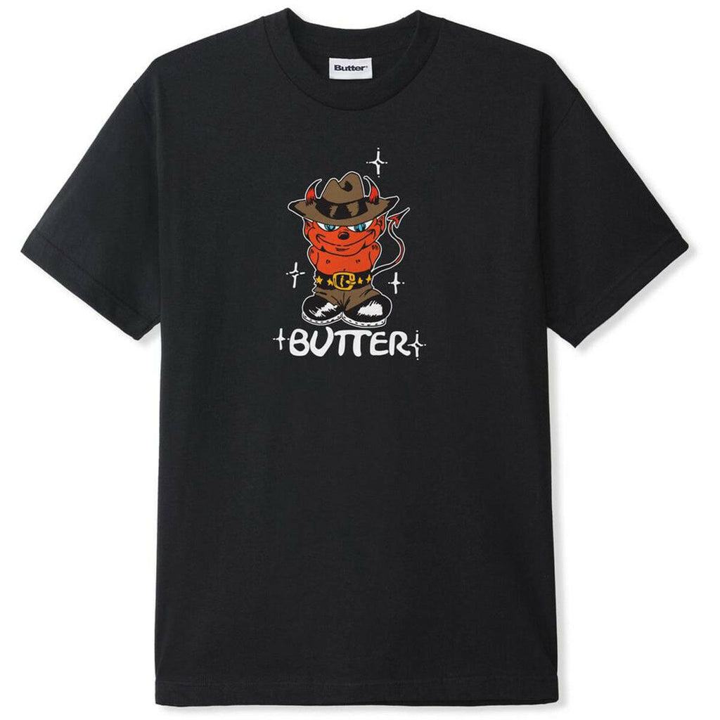 Butter Goods Devil Tee Black OCD Skate Shop