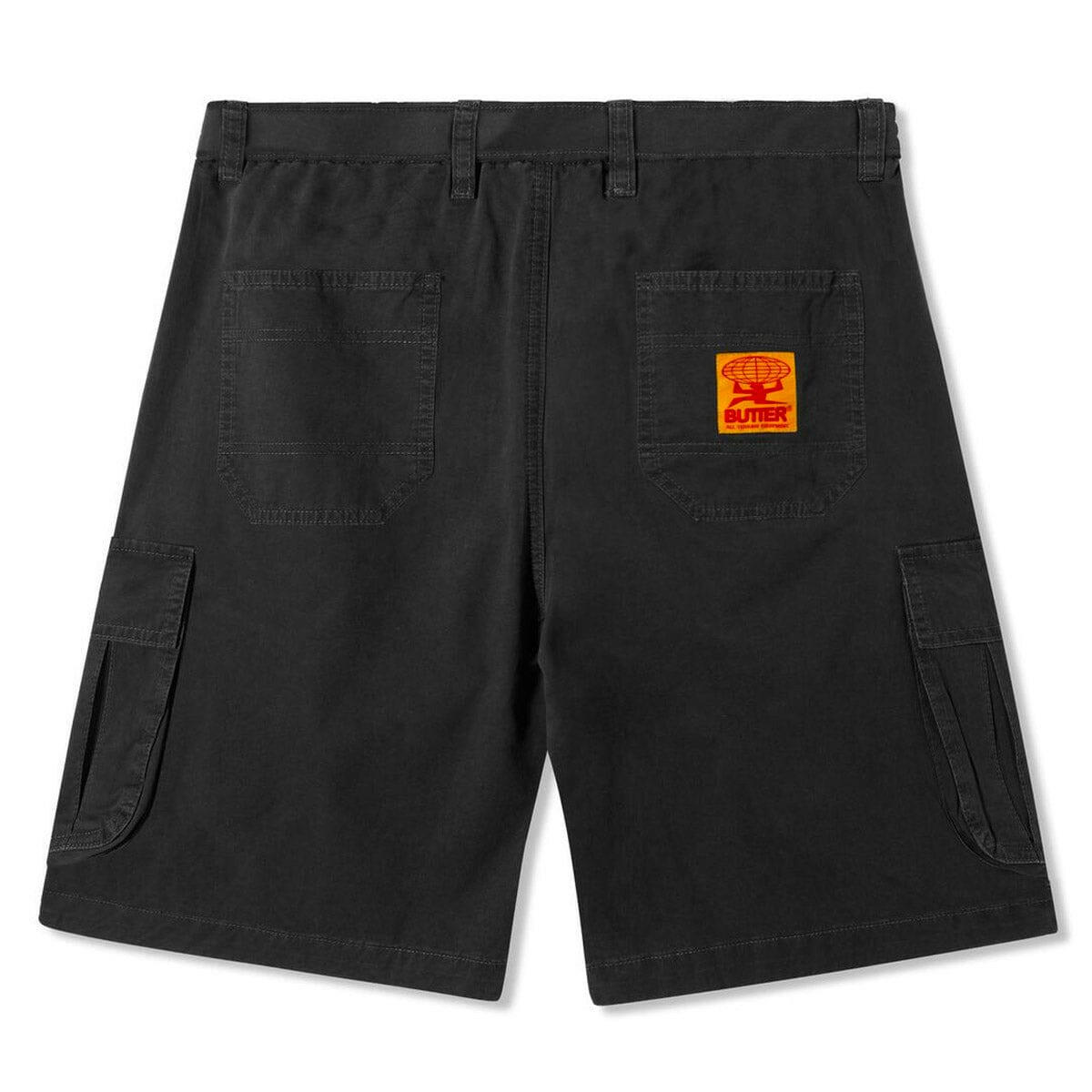 Butter Goods - Field Cargo Shorts Washed Black.