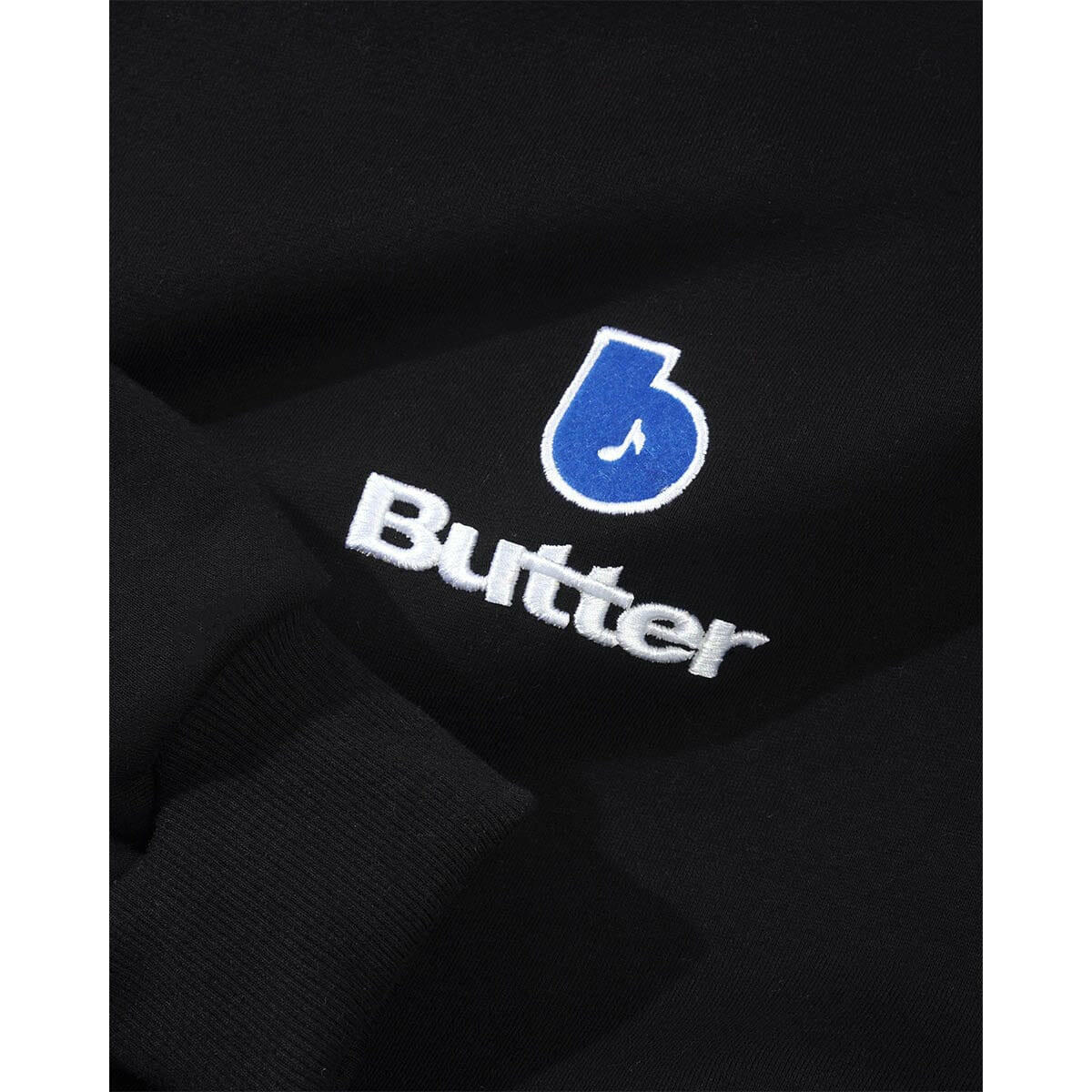 Butter Goods - Blue Note Finest Logo Hoodie Black.