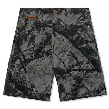 Butter Goods - Foliage Camo Denim Shorts Black.