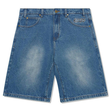 Butter Goods - Ink Denim Shorts Worn Blue.