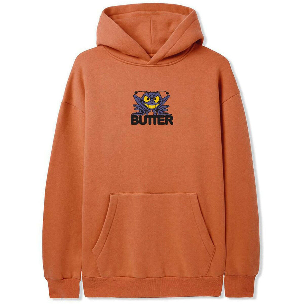 Butter Goods Insect Hoodie Burnt Orange OCD Skate Shop