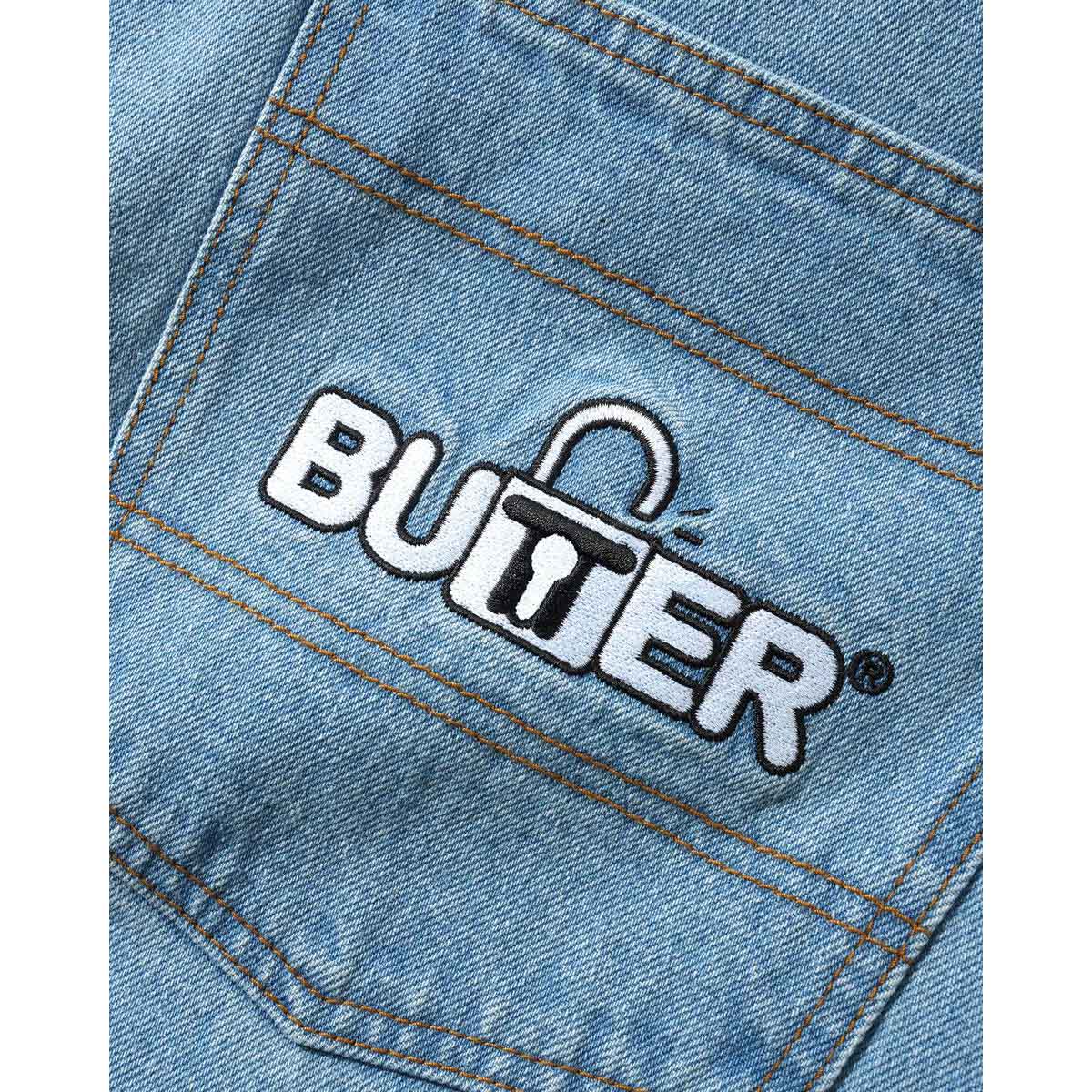 Butter Goods - Lock Denim Shorts Light Indigo