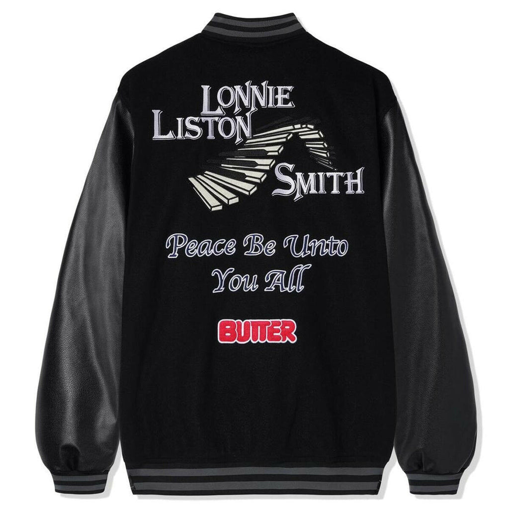 Butter Goods Lonnie Varsity Jacket Black