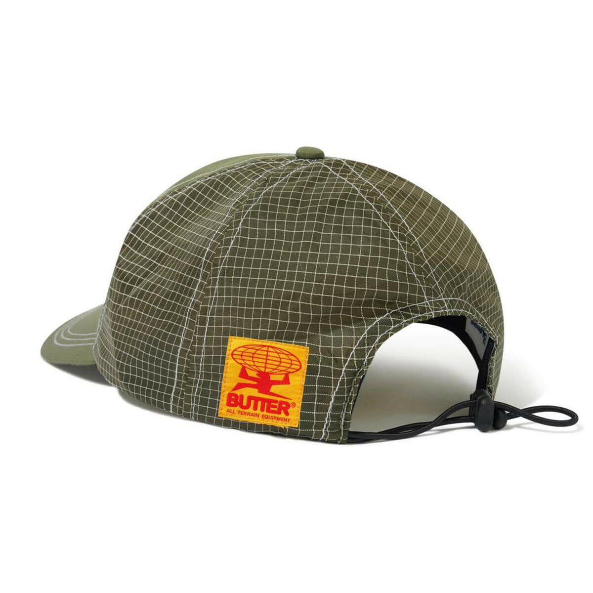 Butter Goods - Nylon Ripstop 6 Panel Cap Army.