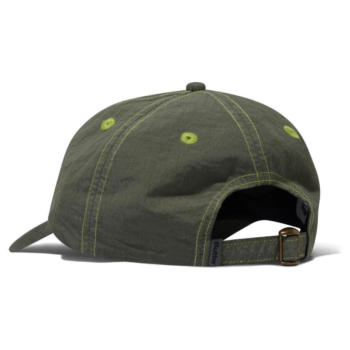 Butter Goods Overdyed Terrain 6 Panel Cap Black - back