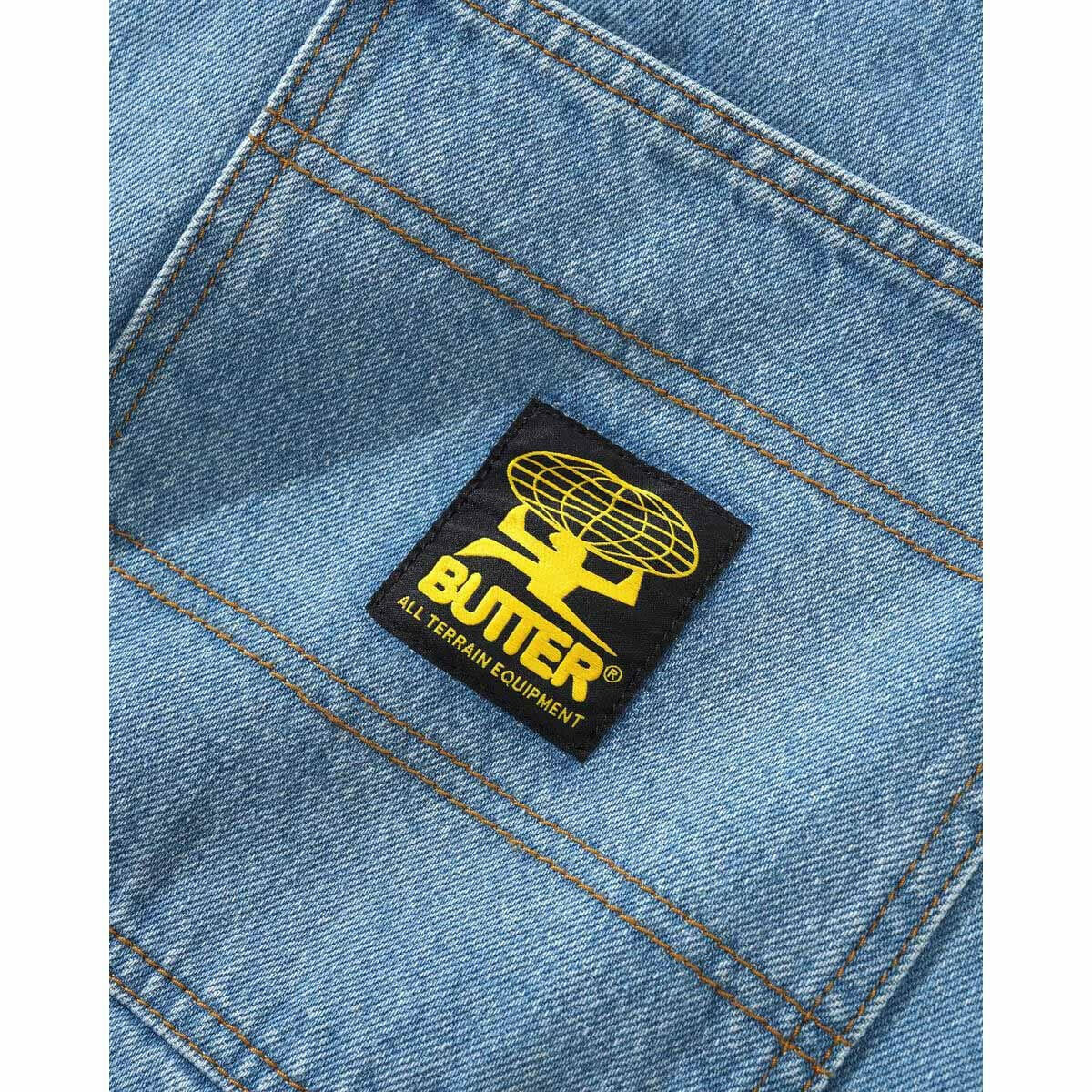 Butter Goods - Patch Pocket Denim Jeans Washed Indigo.