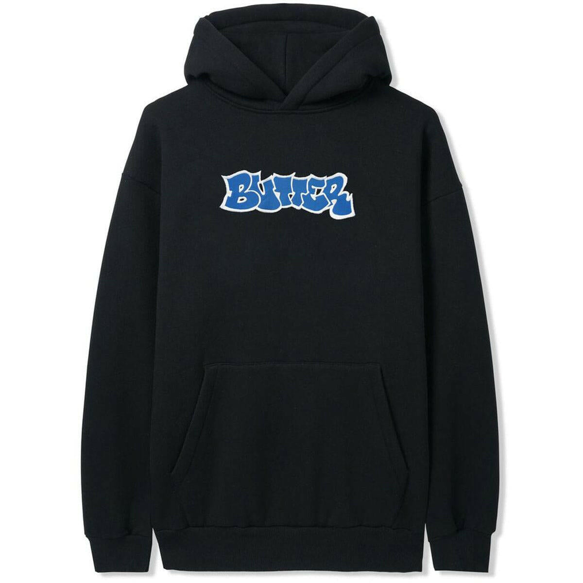 Butter Goods - Perspective Applique Hoodie Black.