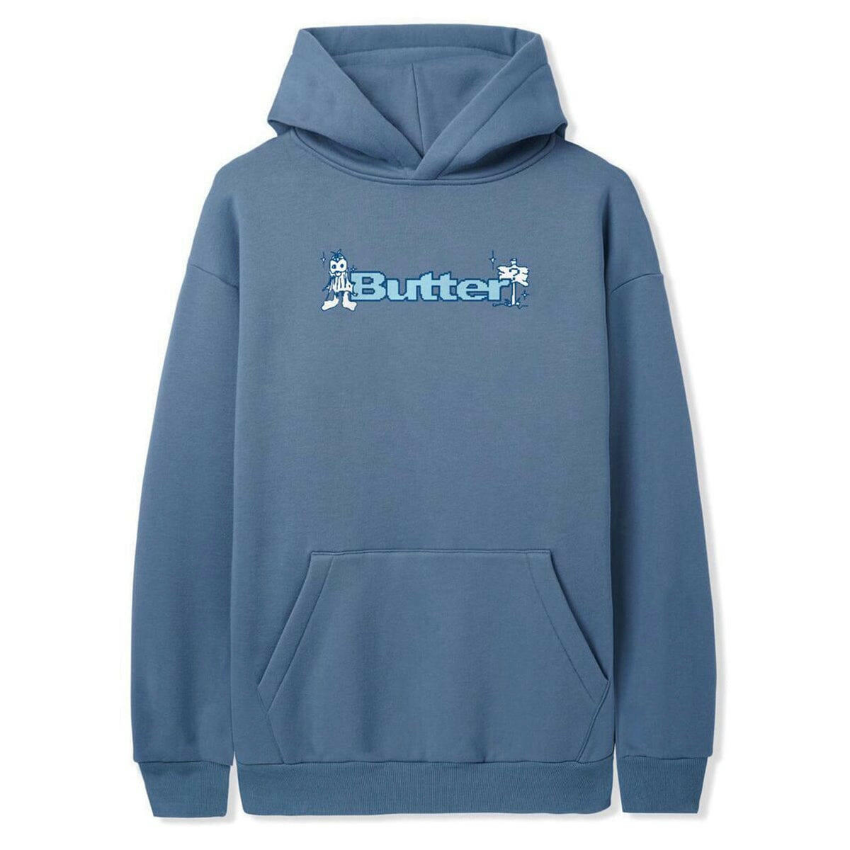 Butter Goods - Quest Logo Hoodie Slate.