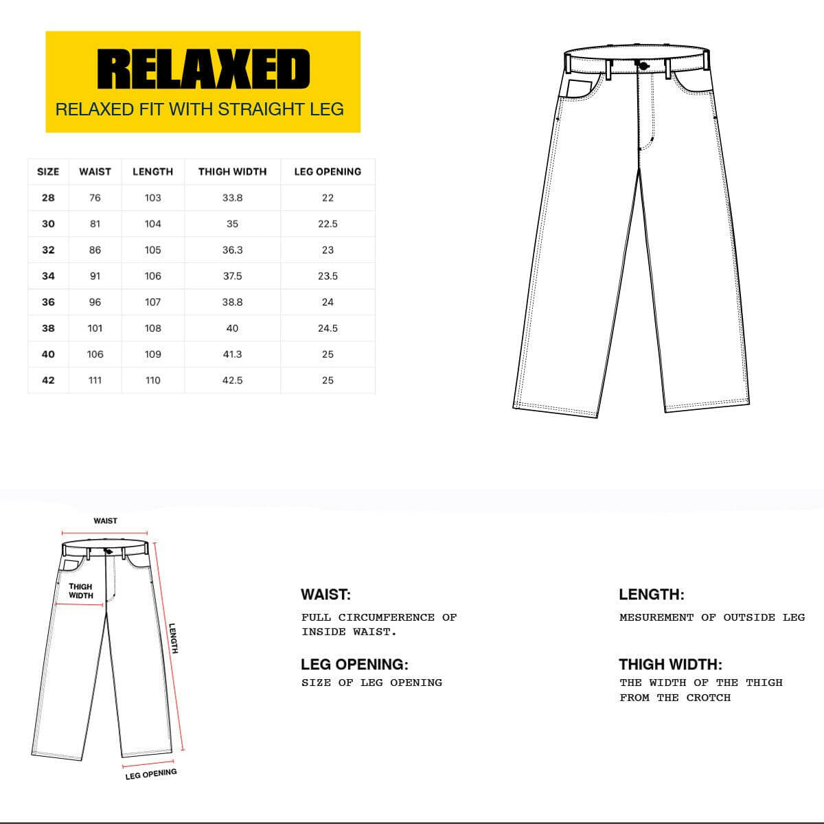 Butter Goods - Relaxed Denim Jeans Light Blue.