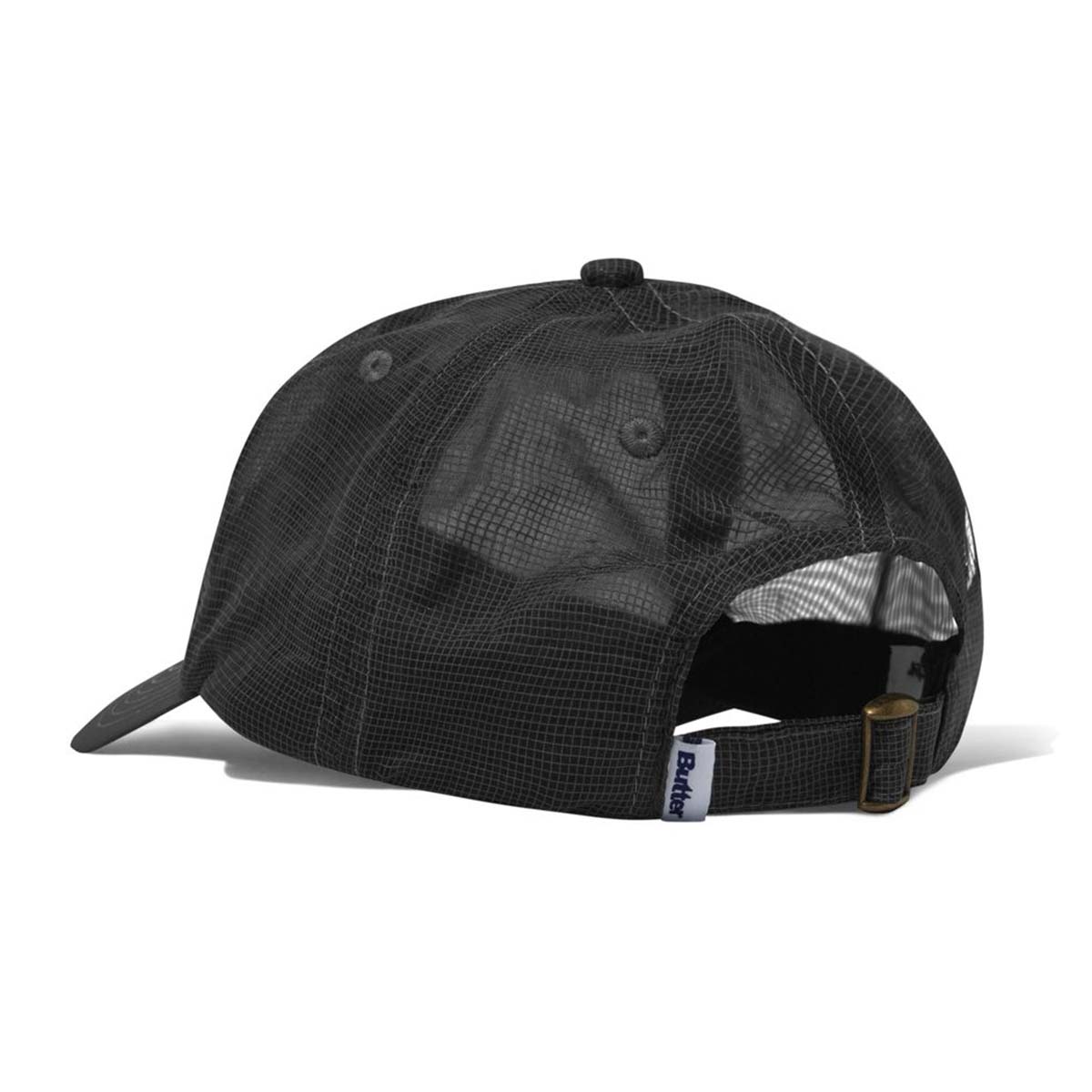 Butter Goods Terrain Fine Mesh 6 Panel Cap Black Back