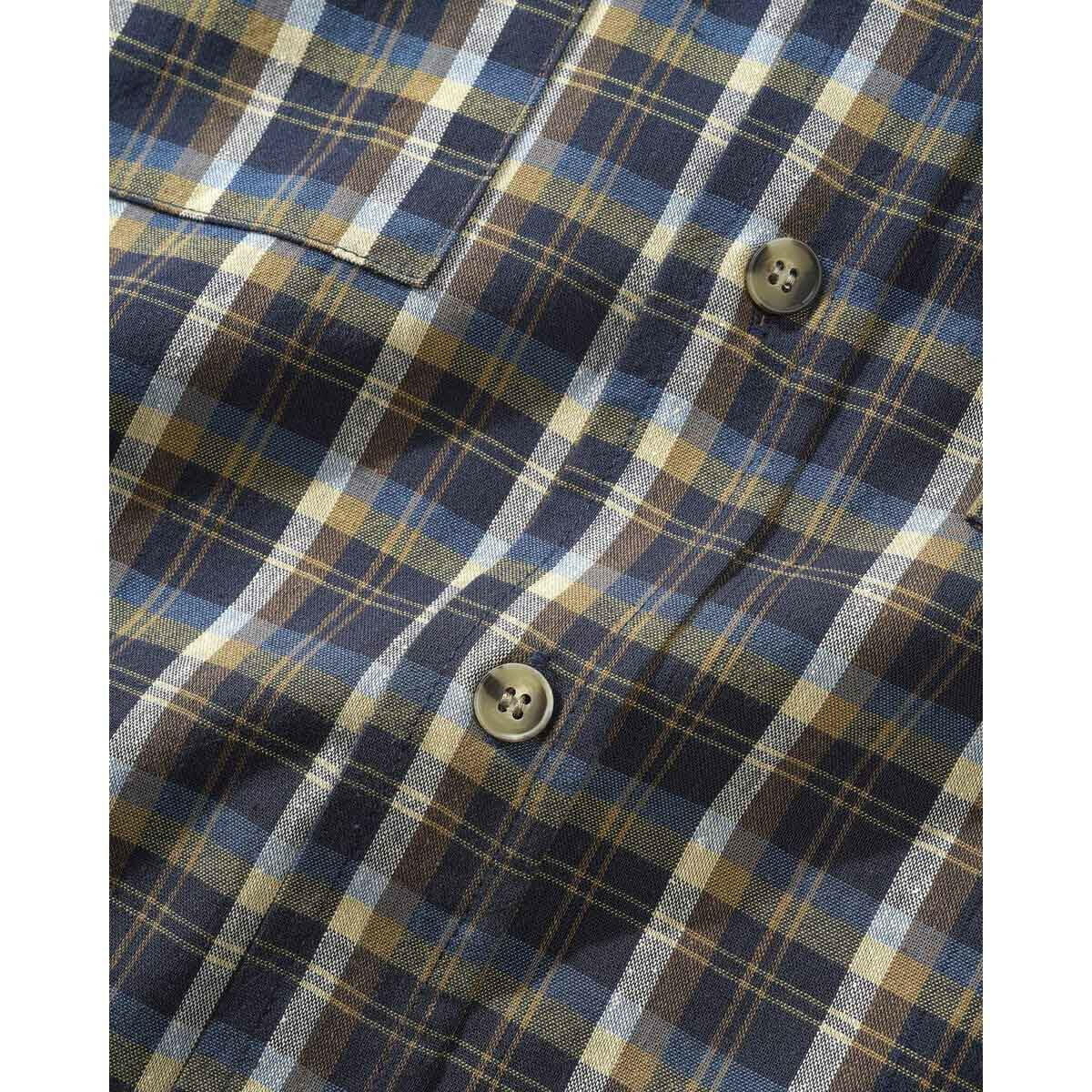Butter Goods - Terrain Plaid L/S Shirt Navy.