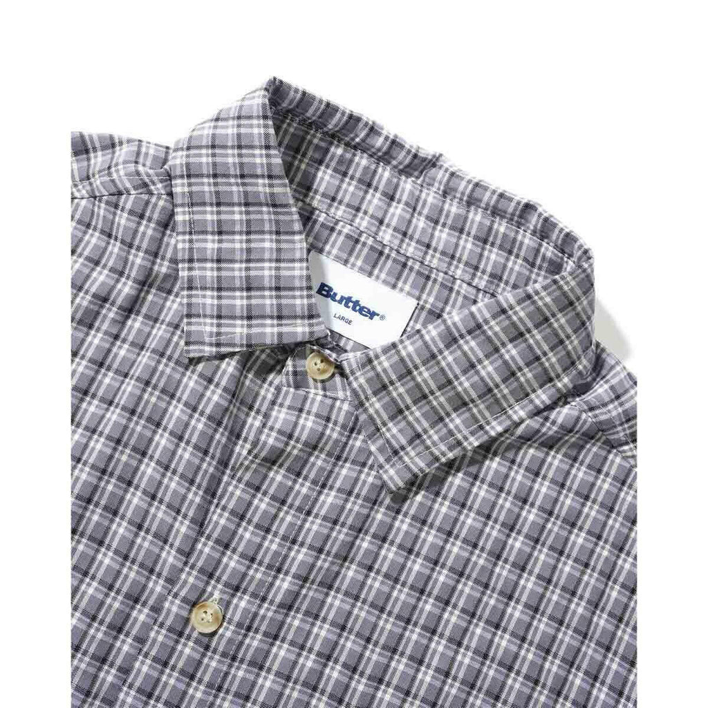 Butter Goods Terrain Shirt Stone/Black OCD Skate Shop