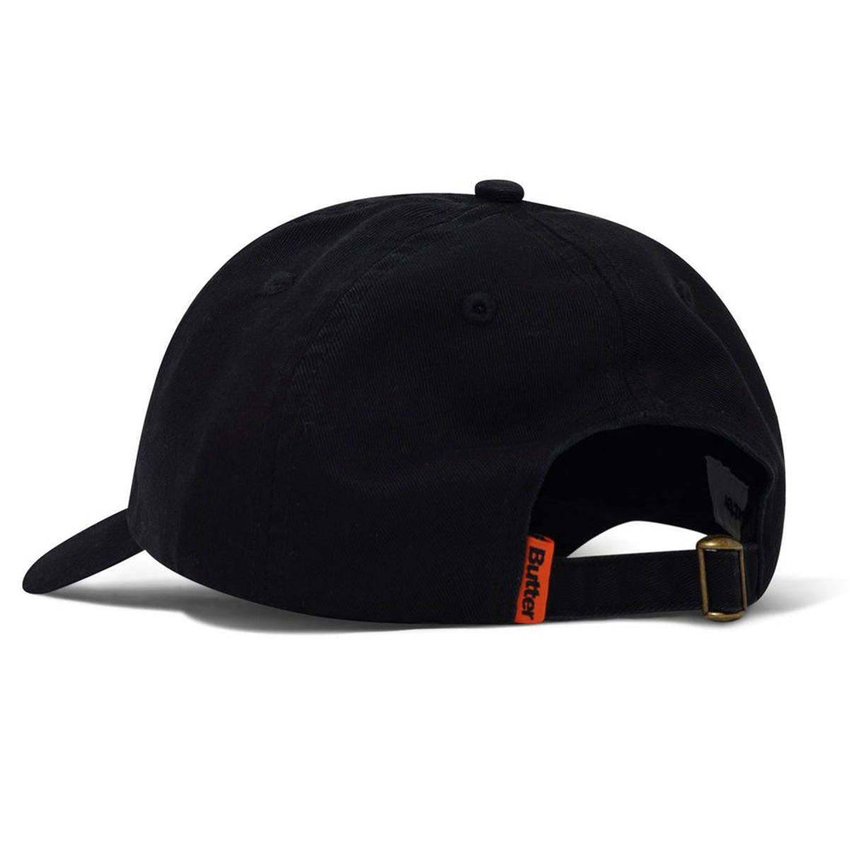 Butter Goods Transit 6 Panel Cap Black Back