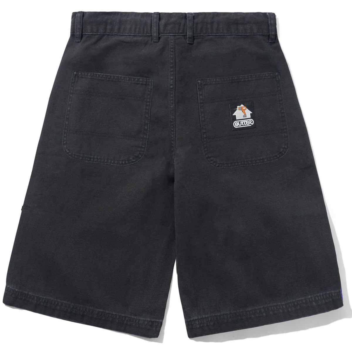 Butter Goods - Work Shorts Washed Black Back