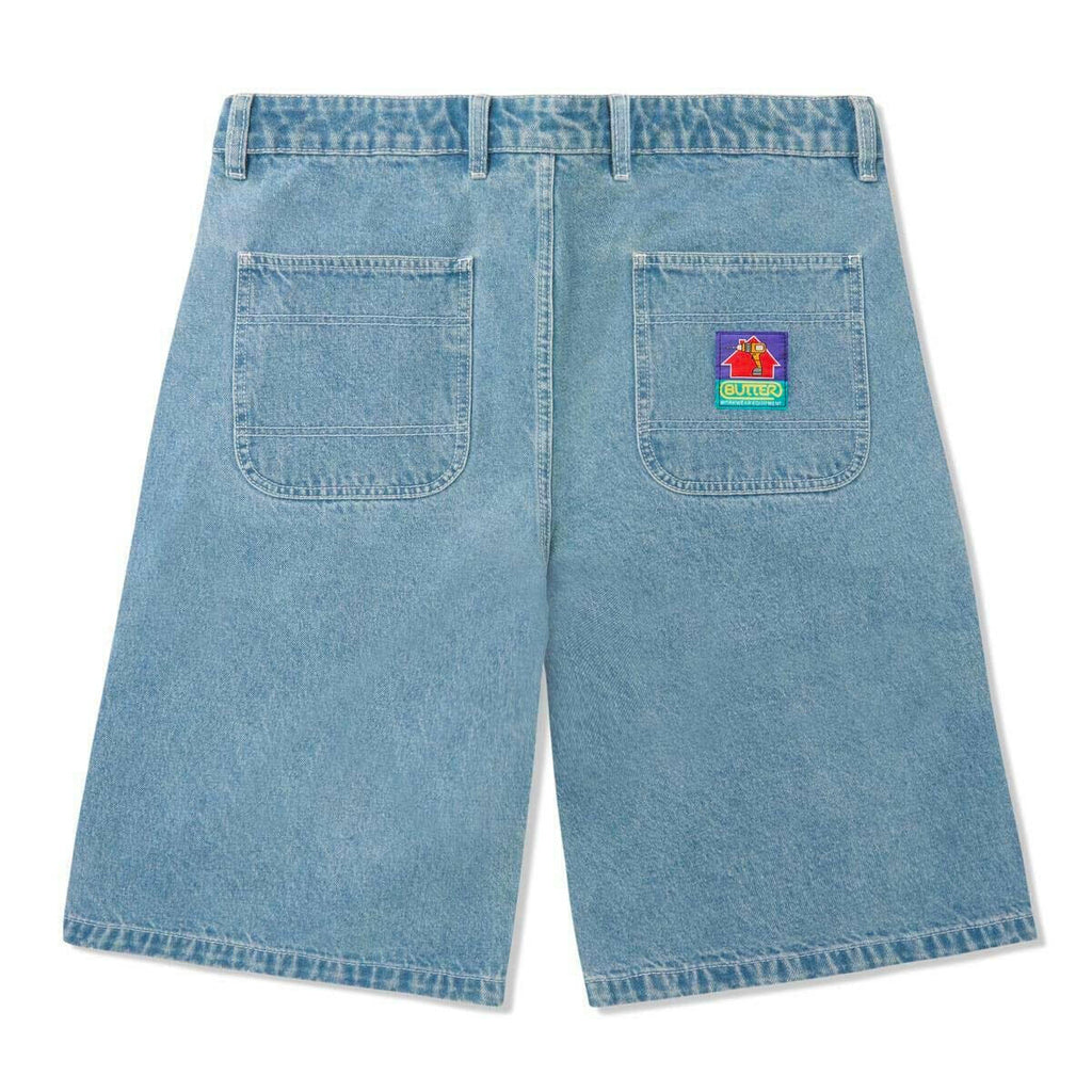 Butter Goods Work Shorts Washed Indigo
