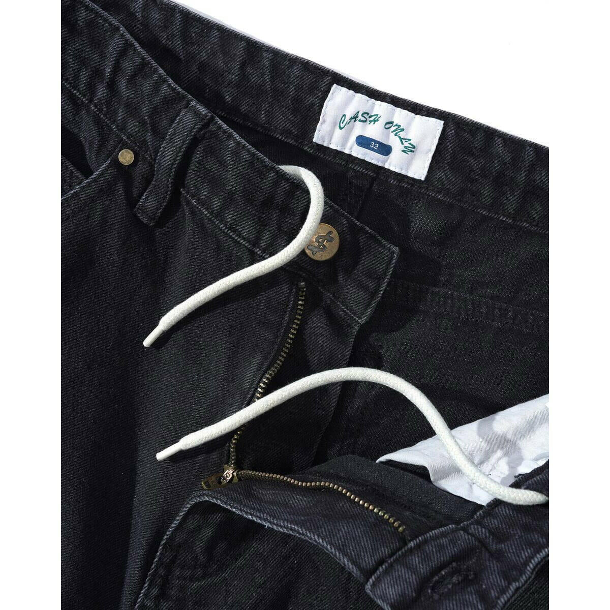 Cash Only - Blockout Denim Jeans Washed Black.