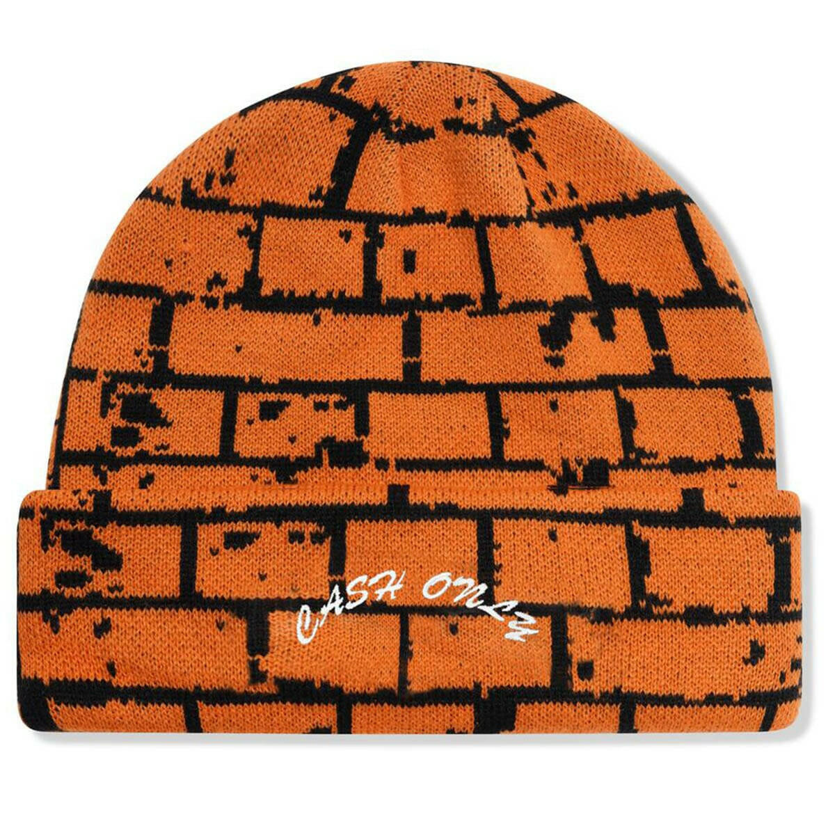 Cash Only - Bricks Beanie Orange.