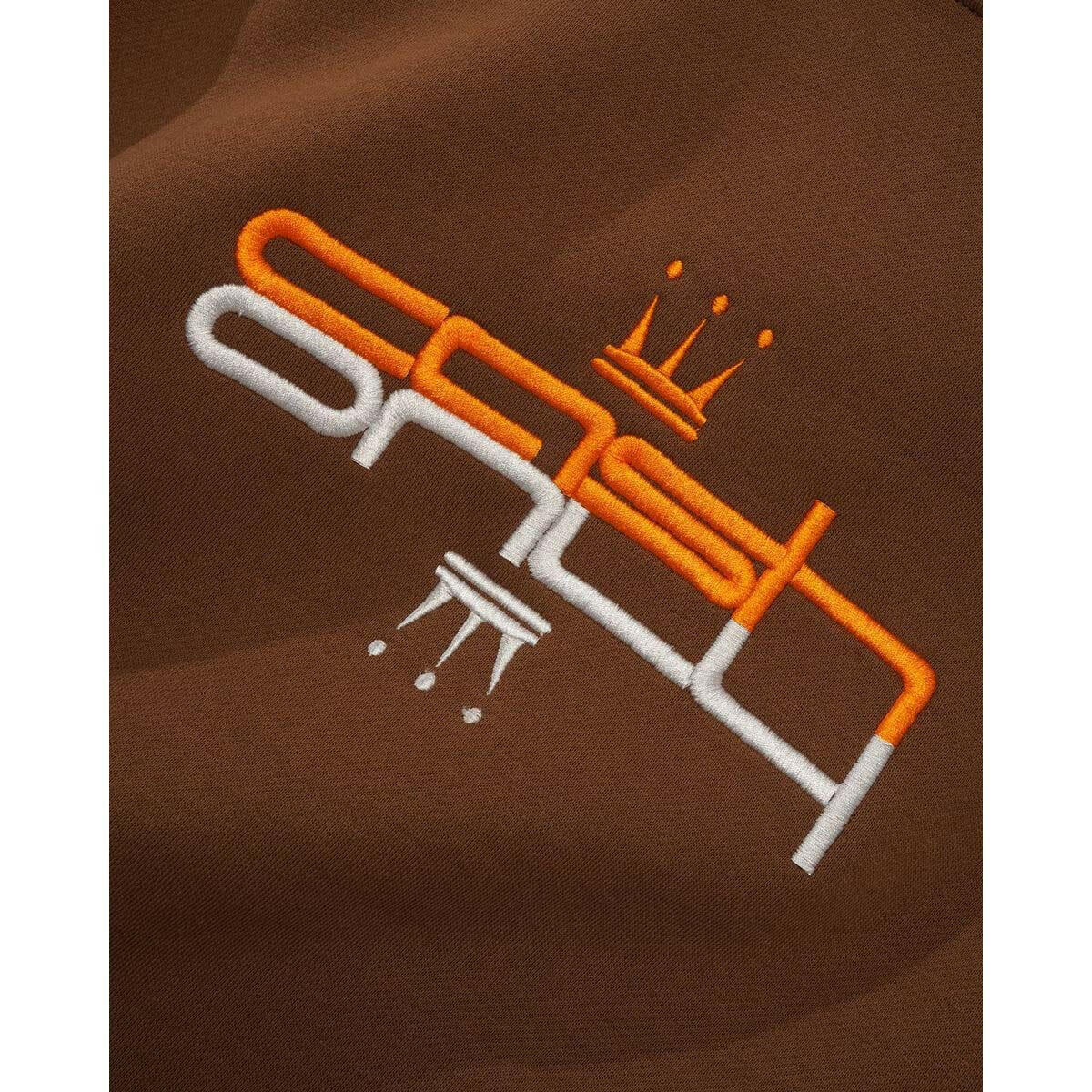 Cash Only - Crown Hoodie Brown.